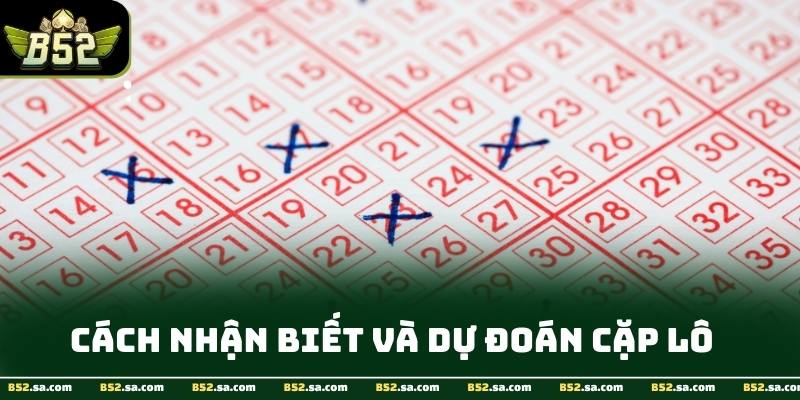 Cách nhận biết và dự đoán cặp lô hay về cùng nhau