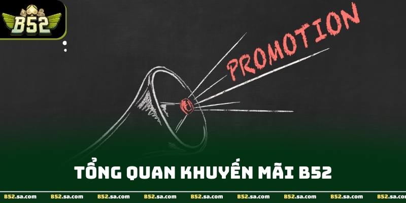 Giao diện khuyến mãi B52 hiển thị đầy đủ phần thưởng và tỷ lệ hoàn tiền cho người chơi