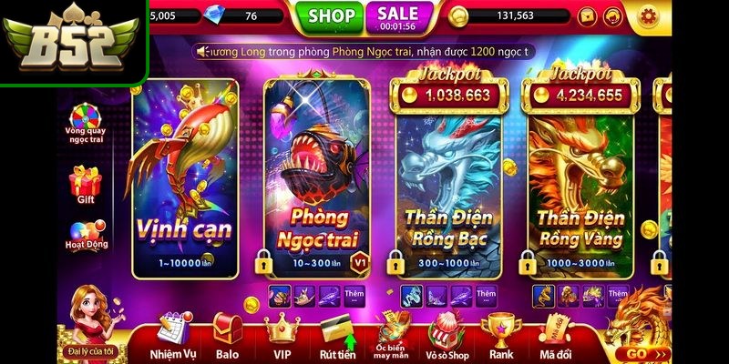 Bắn cá Rồng b52club được lòng bet thủ nhờ những thế mạnh vượt trội