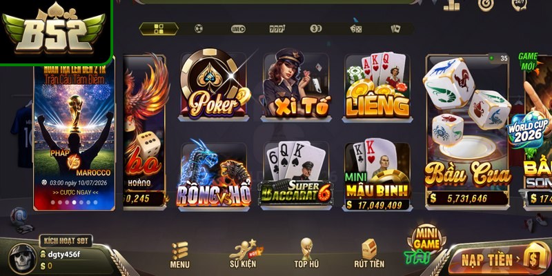 Giới thiệu tổng quan về game bài xì tố B52club hấp dẫn
